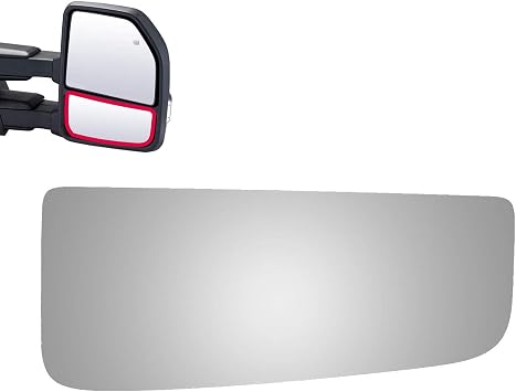 WLLW RH Mirror Glass fit for Ford F-150 2015-2020