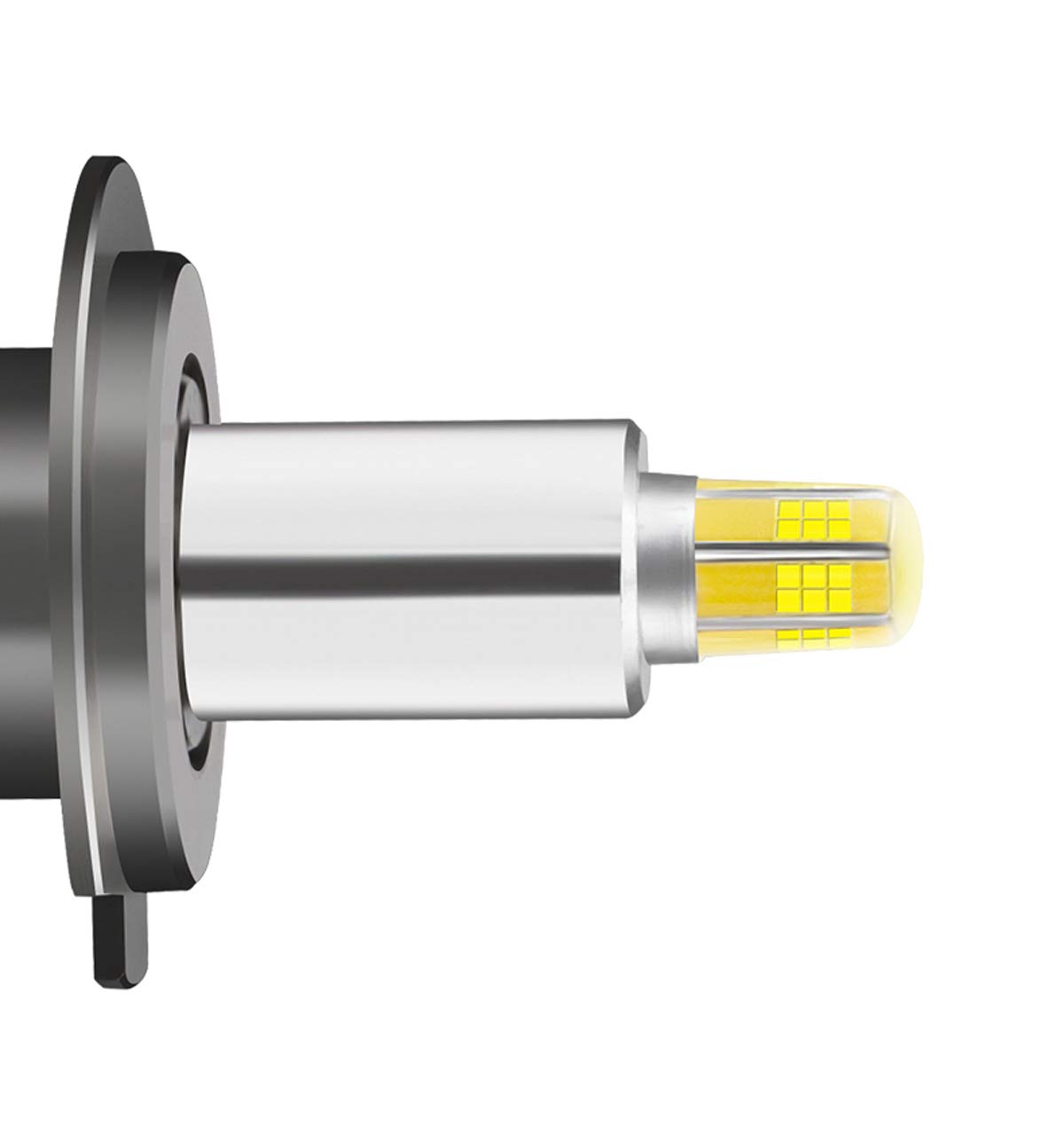 X8 Csp 6 Lados Led Faros Bombillas H1 H7 9005/9006 9012 D Serie 100W 14400Lm 3D 360 Grados Lámpara De Niebla 6500K - H1