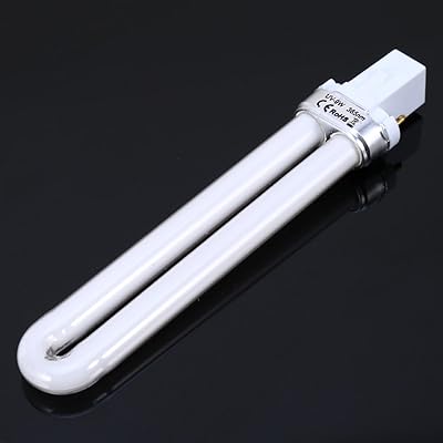 Replacement 9W U Shaped Bulbs, Nail Light Bulbs UV Lamp Tube for Nail Art Dryer UV Lamp Light