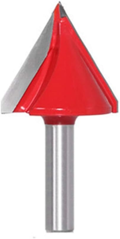 Xianglaa-Router bit, 8mm V Engraving Bit CNC End Mill Router Bits Tungsten Woodworking 60/90/120/150 Degrees Milling Cutter 1Pcs, (Cutting Edge Length : 8 38 120)