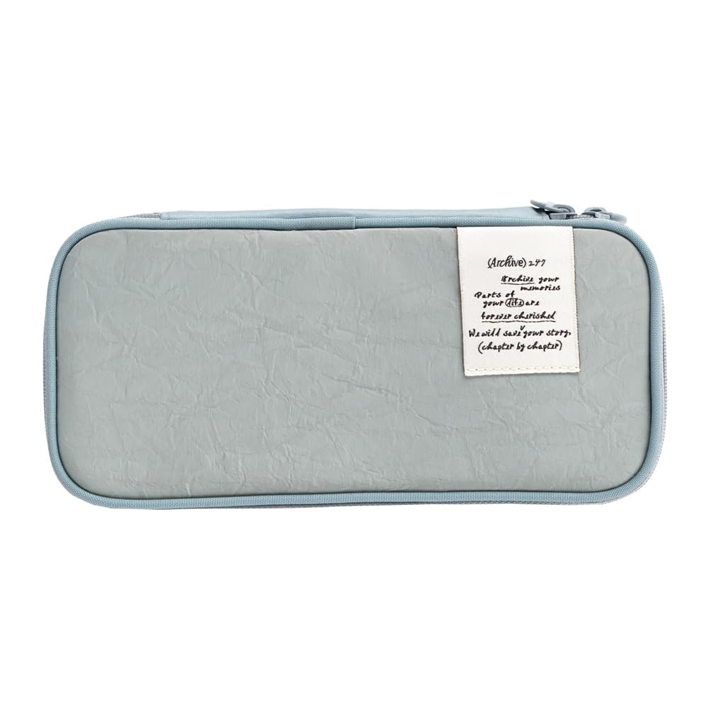 Monolike Archive 247 Standard E1 Pencil Case, Sky - Pen Pouch, Portable Pencil Bag, Office Pouch case