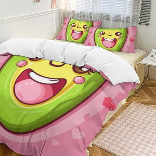 Juego de cama de 200 x 200 cm blanco con dos fundas de almohada 3