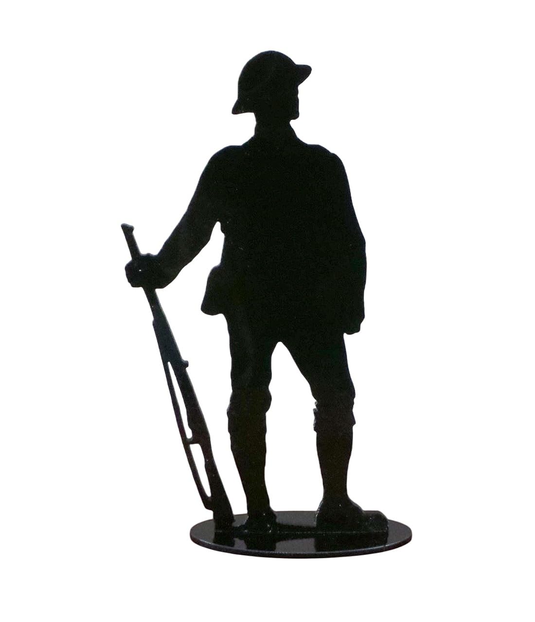 Silhouette War Memorial British Army Tommy Soldier Figure. Great VE Day Memorial Statue for use indoors or out. A tribute to those brave soldiers that sacrificed themselves.