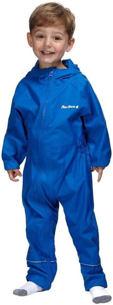 Peter Storm Boys' Waterproof Suit, Blue 