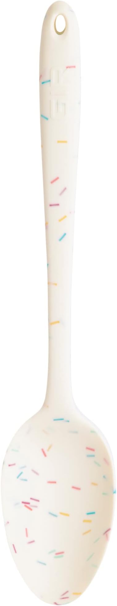 Get It Right Silicone Spoon, High Heat Resistant Kitchen Tool - Non toxic cooking utensils for Nonstick Cookware, Cooking, Baking and Mixing, Ultimate - 13IN, Sprinkles