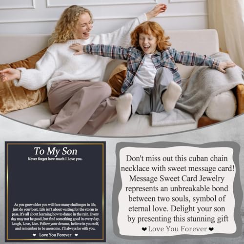 EPIRORA Cuban Link Chain Gifts for Men Boys, 6MM Stainless Steel Mens Cuban Necklace Birthday Christmas Valentines Day Anniversary Presents Jewellery Gifts for Son Grandson Nephew Boyfriend Friend2