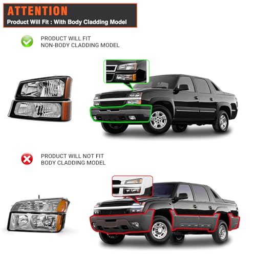 Image of for 2003-2006 Chevy Silverado /Avalanche Headlights