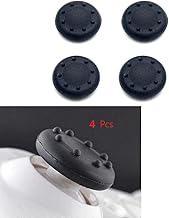 4pcs Black Dotted Silicone Joystick Protecting Thumb Case Cover Feels Firm Good Grip Better Gaming Experience & Long Shelf Life Compatible with PS3/PS4/PS5/Xbox One/Xbox 360 Controller
