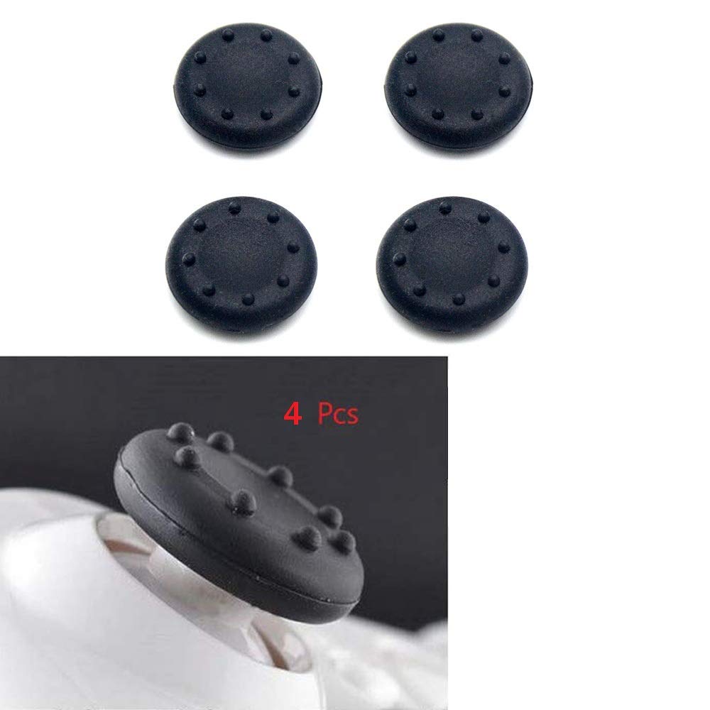 SpiderJuice® 4pcs Black Dotted Silicone Joystick Protecting Thumb Case Cover Feels Firm Good Grip Better Gaming Experience & Long Shelf Life Compatible with PS3/PS4/PS5/Xbox One/Xbox 360 Controller (B07Z6MXV21) Amazon Price History, Amazon Price Tracker