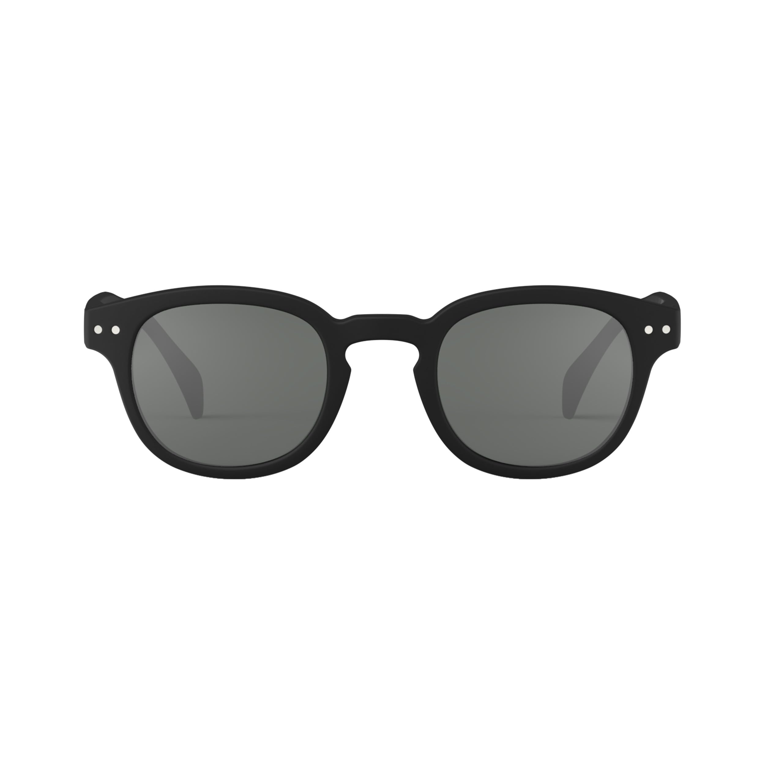 IZIPIZI SUN C Sunglasses Men Women Pantos with Biobased Frame Anti-Scratch Grey Lenses 100 UV Category 3 Protection