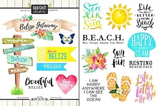 Belize Getaway Scrapbook Stickers (61030)