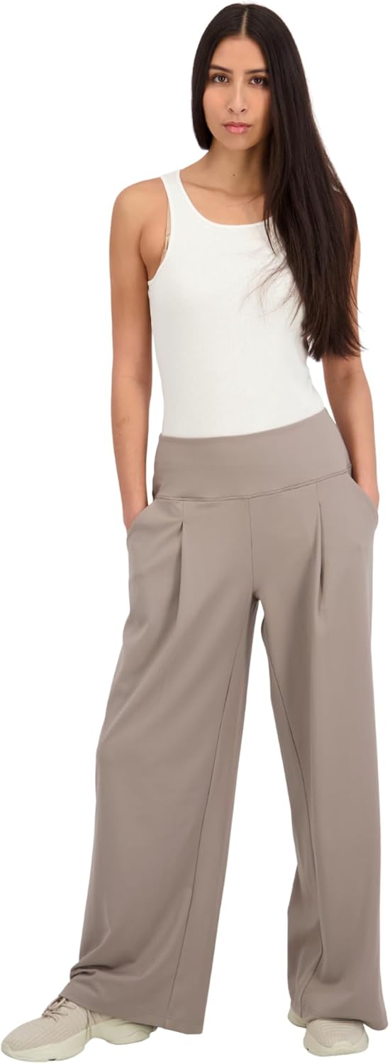 Harmony & Balance Wide Leg Sweatpants for Women Yoga Pants- Comfy Loose Casual Palazzo Lounge Pants with Pockets