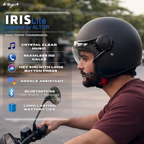 Image of Iris Wireless Bluetooth Headset | BT 5.0 | 16H Playback | Flexible Gooseneck Mic | Lightweight & Comfortable | IPX6 Waterproof