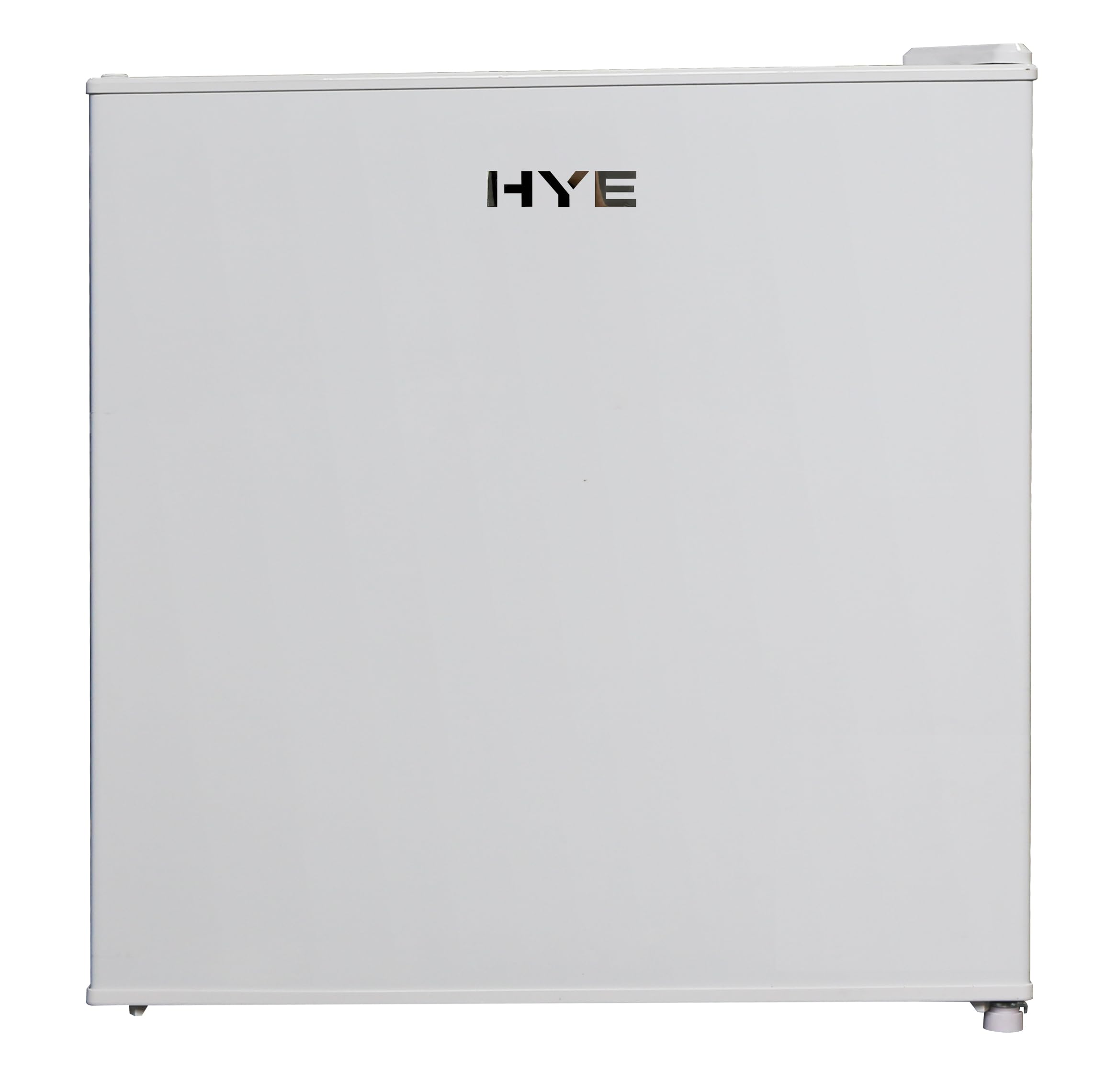 HYE Mini Fridge - Drinks Fridge, 46L Capacity, Stylish & Freestanding Design, Quiet 40 dB Operation, 47.5cm Width, White, Perfect For Bedrooms, Offices & Student Rooms - RF01MBF46W23