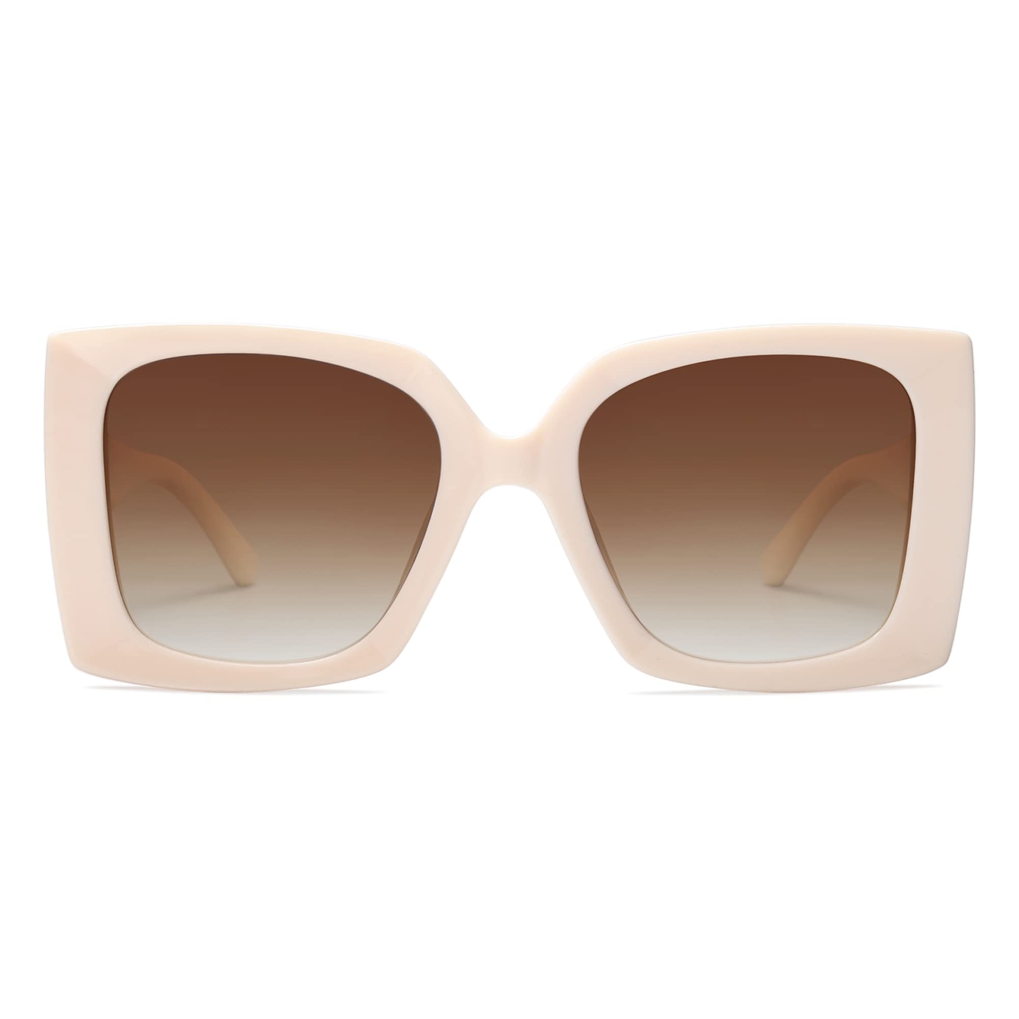 SOJOS Retro Square Polarized Womens Sunglasses Trendy Oversized Large Women's Big Shades SJ2224