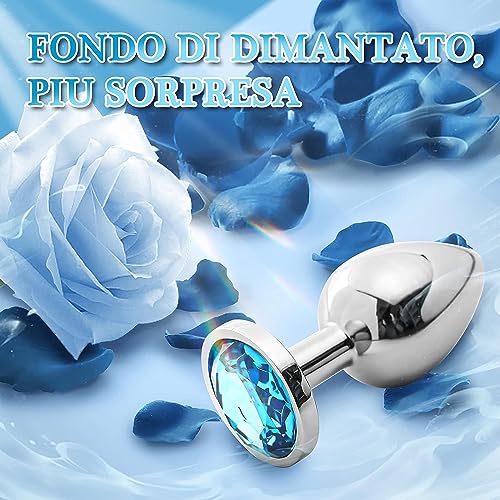 Vignette ronde acier inoxydable bleu clair accessoire exercice gym