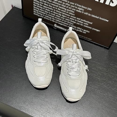 Sneakers basket chaussure femmes légères lacets marche décontractée - 2