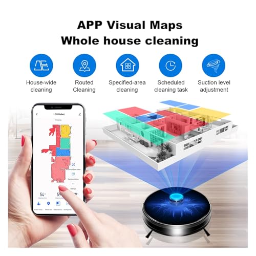 Aspiradora robot de barrido láser con mapa multicapa para hogar US 5