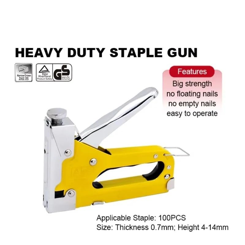 Graffettatrice Per Legno Pistola sparachiodi dritta Tappezzeria | Pistola sparachiodi manuale for muratura e verniciatura resistente 4-14 mm for utensili for la lavorazione del legno