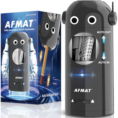 Taille-crayon automatique de bureau AFMAT pour grand crayon de couleur et dessin