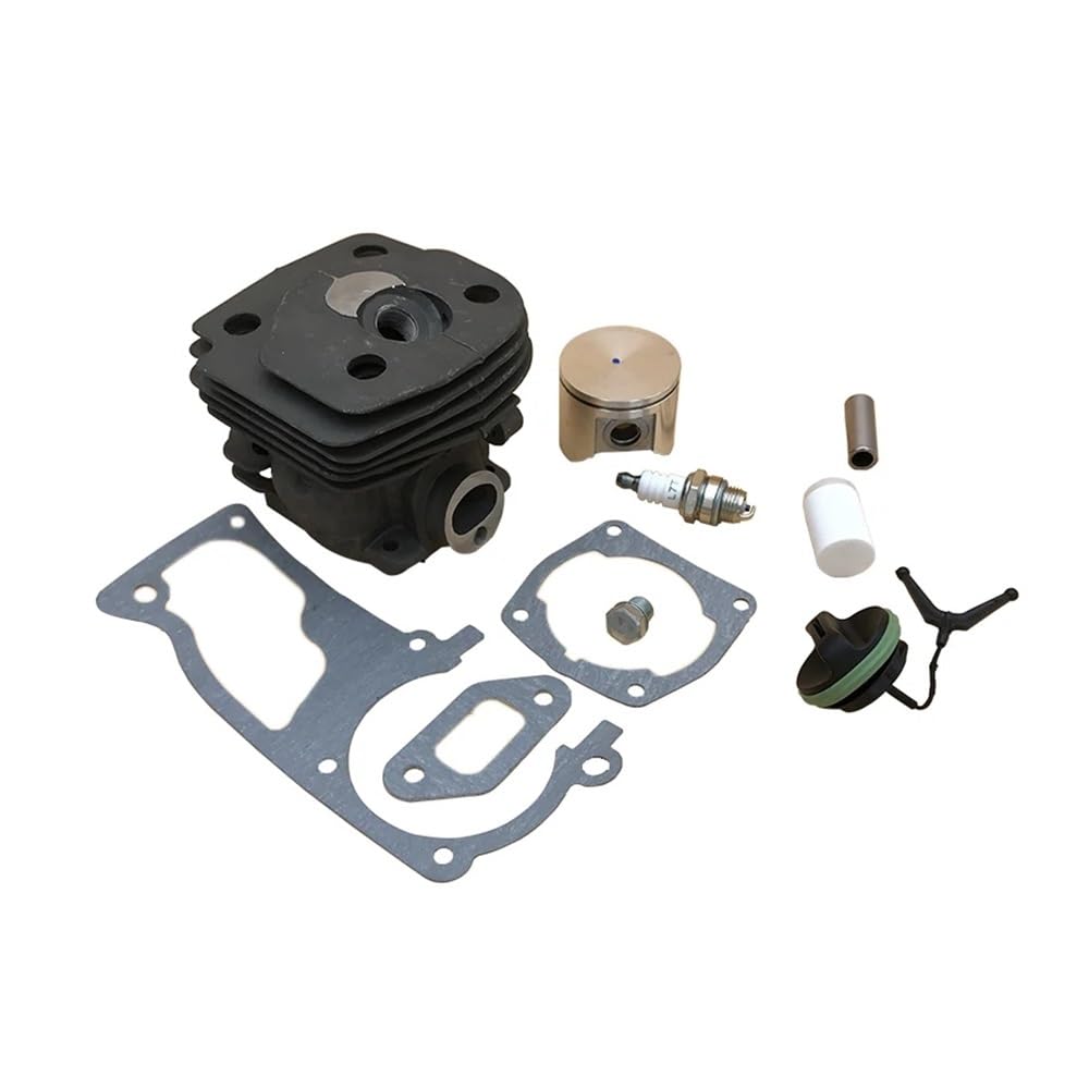 Kit de filtro combustible y bujía pistón cilindro 47 mm, compatible con motores motosierra gasolina 359, 357 XP 357XP, 537-15-73-02 parte