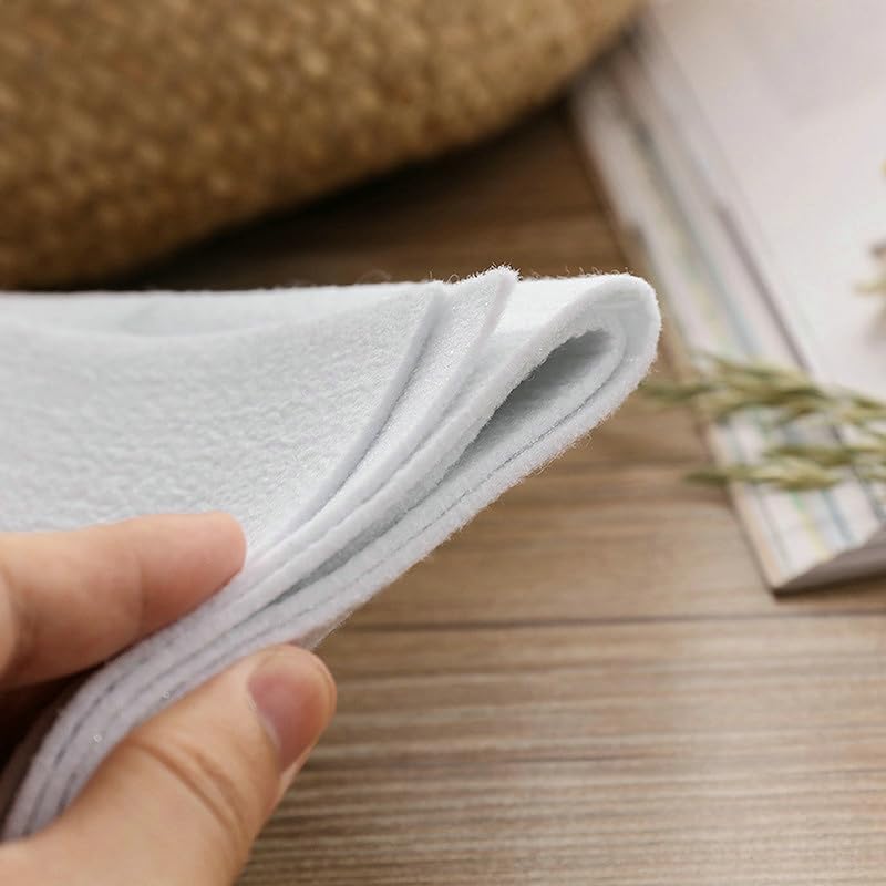 Single Side Fabric Adhesive Interfacing Fabric DIY Craft for Sewing Clothing Hat Handmade Bag Lining Interlayer Material (1MX2M-400G)