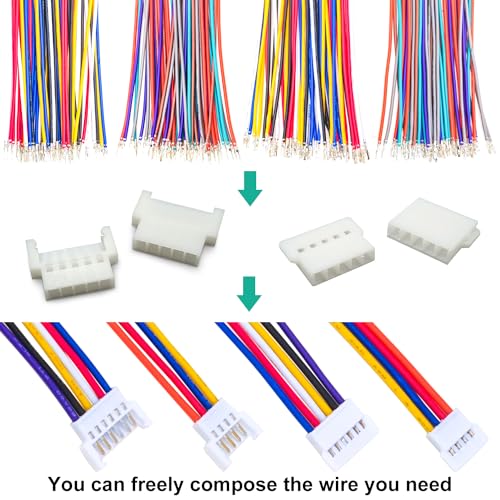 Kit conector de cable MX2.0 2.0mm para 2-10 pines miniatura 4
