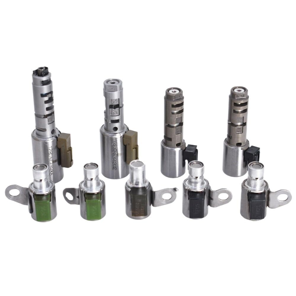 Wxnlbb One Color 9Pcs A960,A960e,Tf65-Sn,Tb-60Nf 6 Speed Automatic Transmission Solenoid Valve Compatible With Toyota Compatible With Lexus Gs300 Is250 Is300 3.5L V6