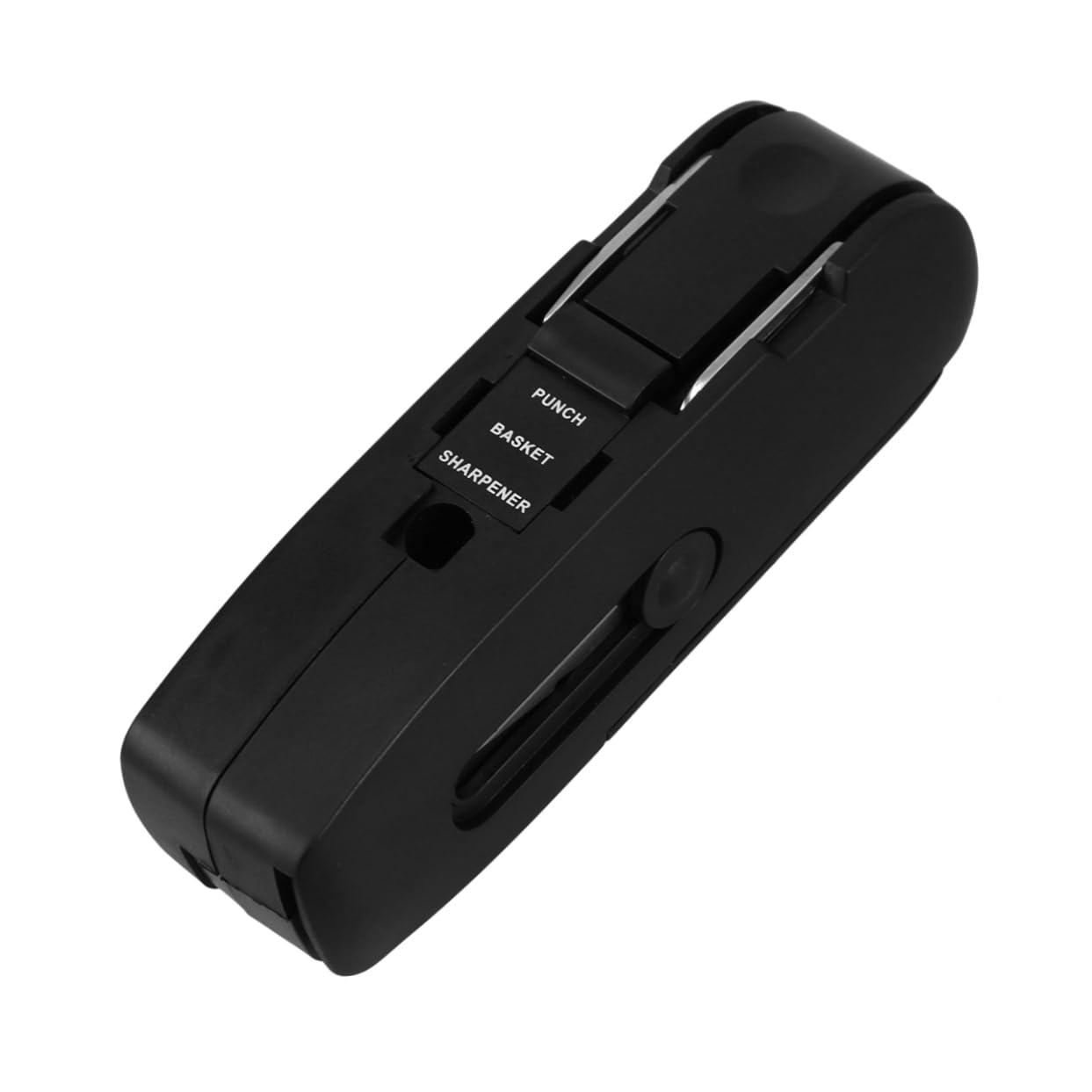 NUOBESTY 2 Piezas bolsillo plegable tijera sacapuntas tripe garfio herramienta plegable de bolsillo cuchillo de papelería de oficina destornillador de oficina herramientas de oficina Black