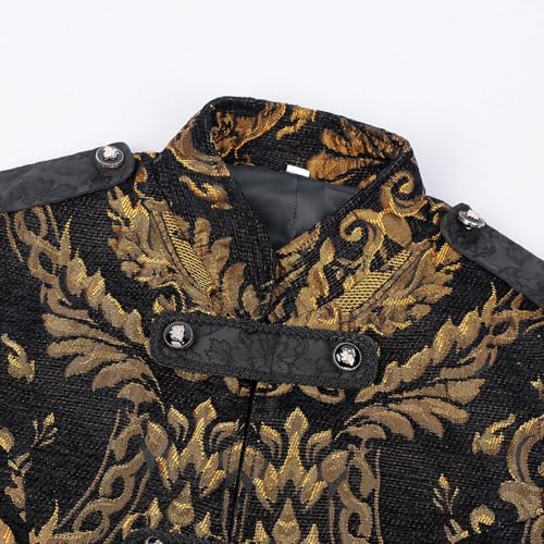 Uniforme sans manches médiéval ensemble steampunk gothique homme