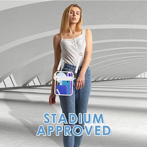 Clear Bag - Stadium Approved, Waterproof Purse for Concerts, Sports, Festivals2