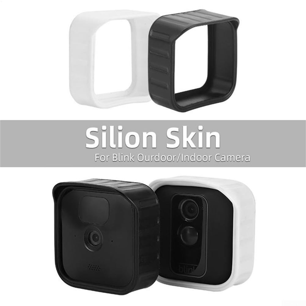 Housse de protection en silicone pour appareil photo Blink Outdoor XT2, coque de protection solaire imperméable, protection contre les intempéries pour la sécurité à domicile (noir)