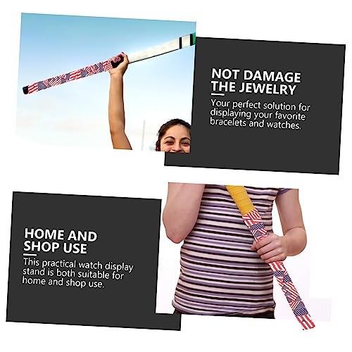 Toddmomy 1 Rolo De Fita De Hóquei Fita Enrolada Decoração De Bandeira Americana Fita Adesiva De Morc