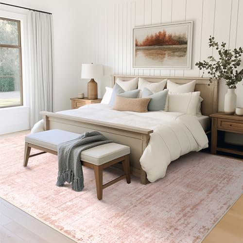 zesthome 8x10 Area Rugs for Living Room, Non-Slip Backing Washable Rug, Modern Abstract Area Rug, Stain Resistant Rugs for Bedroom, Ultra-Thin Large Area Rugs, Area Rug 8x10