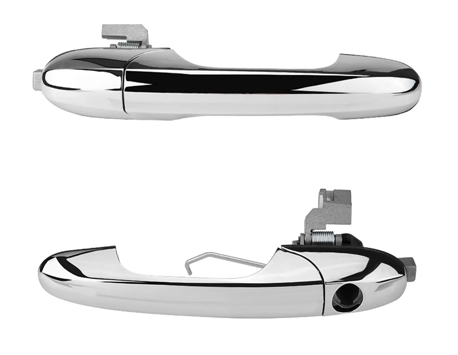 Trxjjvm 2Pc For Fiat For 500 2012-2018 Car Exterior Door Handle Left Right Driver/Passenger Side Car Exterior Door Handle(2Pc)