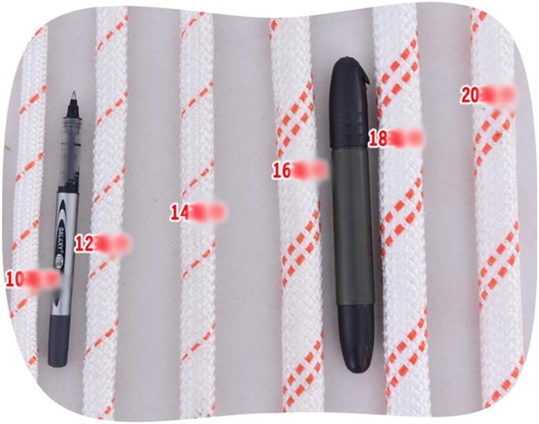 ZHWNGXO 高所作業ロープ、屋外14ミリメートルのために耐性耐性ロープ長寿命安全ノンスリップ腐食を着用 (Size : 30m)