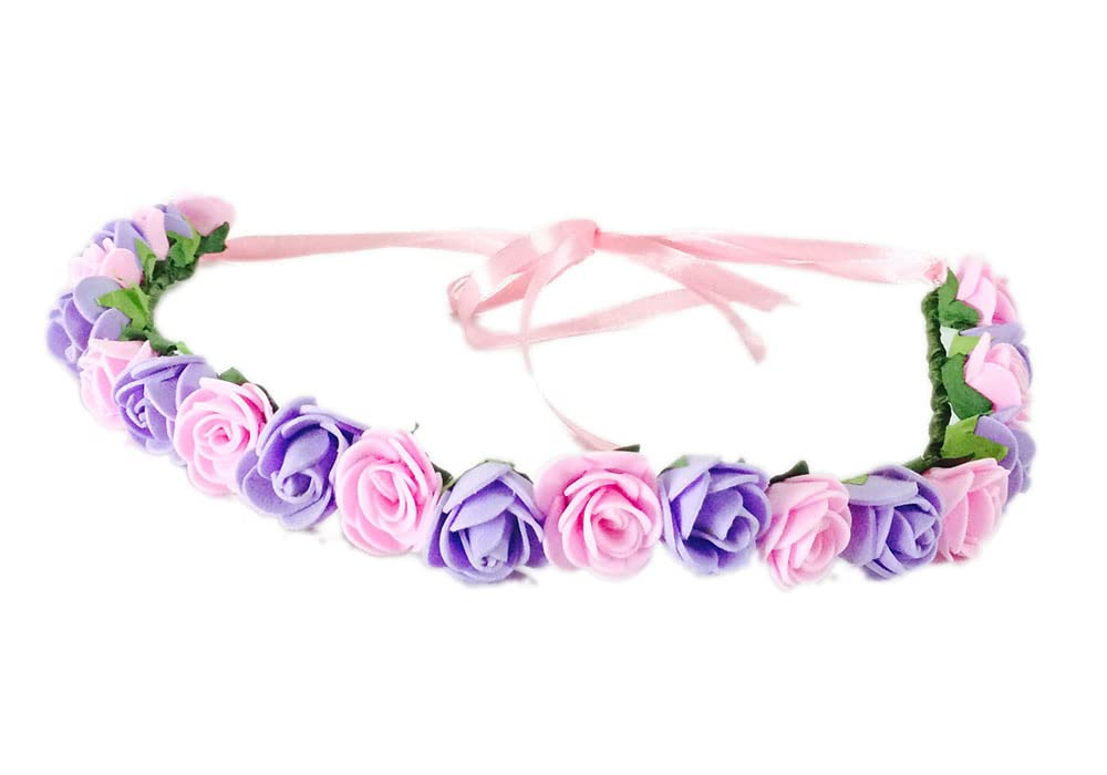 Women's Pink n Purple Tiara/Crown/Headband For Girls & Women Hair Accessories For Birthday,Party & Wedding-image-32
