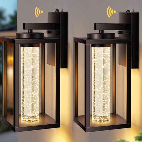 Image of VIANIS 2 Pack Large Outdoor Porch Lights, Exterior Garage Lighting Fixtures