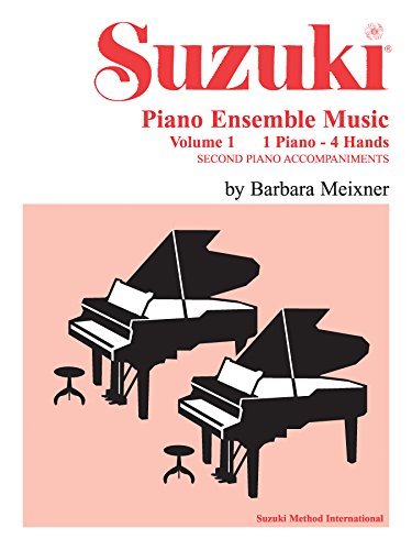 Suzuki Piano Ensemble Music, Volume 1 for Piano Duo: Second Piano Accompaniments (Suzuki Piano School)