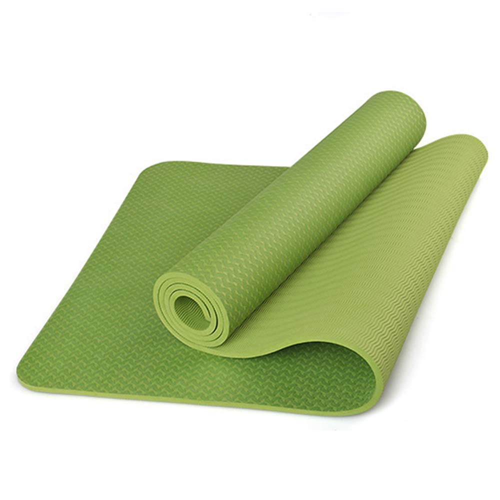 Tappetino Yoga Antiscivolo Premium, 8 mm Ecocompatibile Tappeto Esercizi Fitness per Casa e in Viaggio, Alto Spessore e Densità Memory Foam, Non Tossico Tappetini Palestra, Turquoise