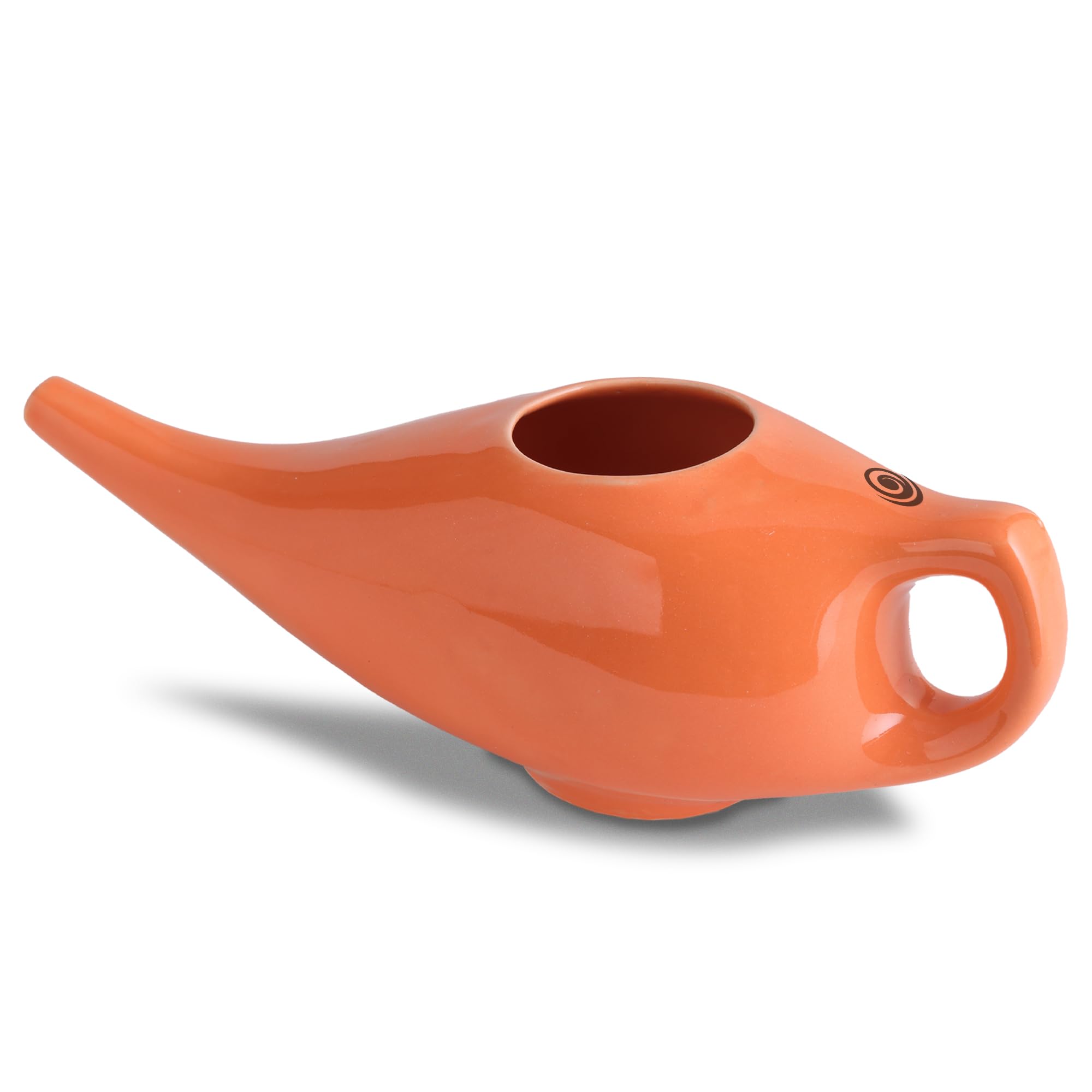 Core Asana Ceramic Jal Neti Pot Non-Metallic and Lead Free Comfortable Grip Natural Treatment for Sinus Congestion, Yoga Neti Pot (Amber) (B09NMD9VH2) Amazon Price History, Amazon Price Tracker