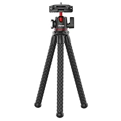 ULANZI MT-33 Camera Tripod w 2 Cold Shoe Flexible Stand w Hidden Phone Holder 1 4 Thread for