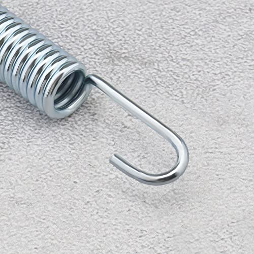 SG Store 2 STÜCKE 80mm Länge Motorrad Ständer Feder Kick Seitenständer Feder Metall Ständer Rückholfeder Ersatz Silber