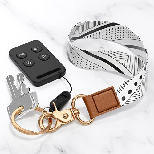 Image of Wrist Lanyard Key Chain, Wristlet Strap Keychain Holder for Women Men Car Keys Wallet Card Phone