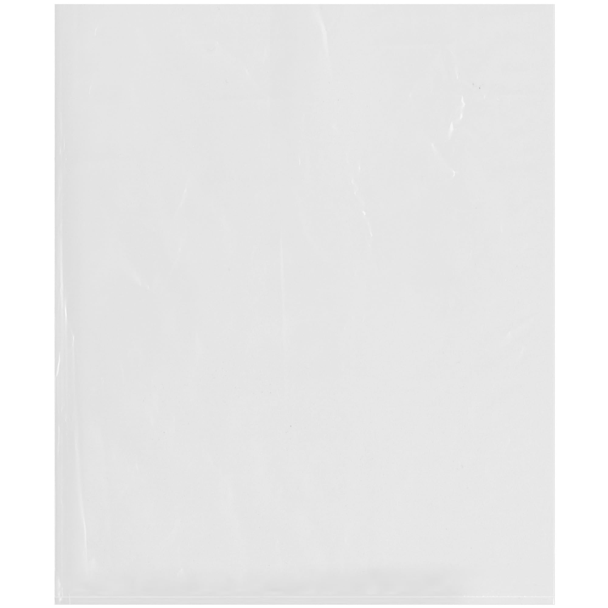 Plymor 15" x 18" (Pack of 200), 2 Mil Flat Open Clear Plastic Poly Bags