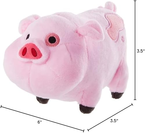 Miniatura 8 de EIKOU Gravity Falls Waddles Pig Mabel Barfing Plushes Muñecas de juguete para niños de 7 pulgadas (viene con colgante)
