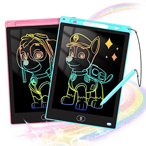 KTEBO 2 Pack LCD Writing Tablet for Kids 10 inch, Toddler Drawing Board Kids Toys for Ages 2-4 5-7 6-8 9 8-12 Years Old Boys Girls,Baby Toys Easter Basket Stuffers for Toddler