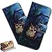 Produktbild Xiaomi Redmi Note 9 Pro Hülle,Xiaomi Redmi Note 9 Pro Handyhülle Glitzer Süße Malerei Eule Flip Case PU Leder Cover Magnet Schutzhülle Ständer Handytasche für Xiaomi Redmi Note 9 Pro,TX Paint Owl
