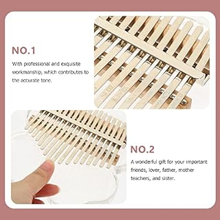 BIENKA Kalimba Pouce Piano Mini Kalimba Pouce Piano Doigt Piano Verre Petit Kalimba 17-Ton Pouce Piano Petit Instrument… - Les Beatles, Paul McCartney, John Lennon, RIngo Starr, George Harrison BIENKA Kalimba Pouce Piano Mini Kalimba Pouce Piano Doigt Piano Verre Petit Kalimba 17-Ton Pouce Piano Petit Instrument… – Image 4