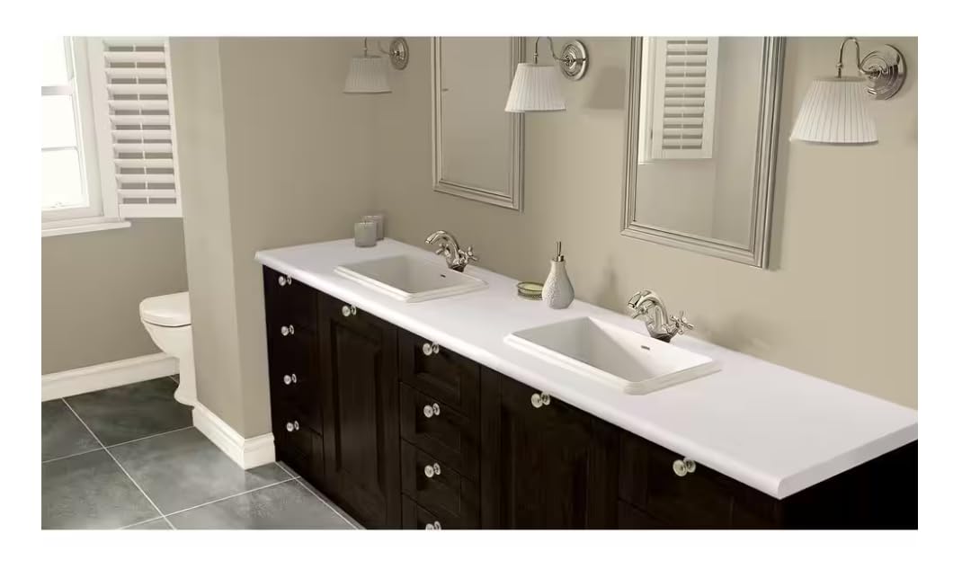 Wilsonart Sheet Laminate - Vertical Grade - 4 x 8: Frosty White, Matte Finish. Vertical Grade is Ideal for use on Low wear Surfaces Such as Cabinet Faces, Doors, Furniture, etc.